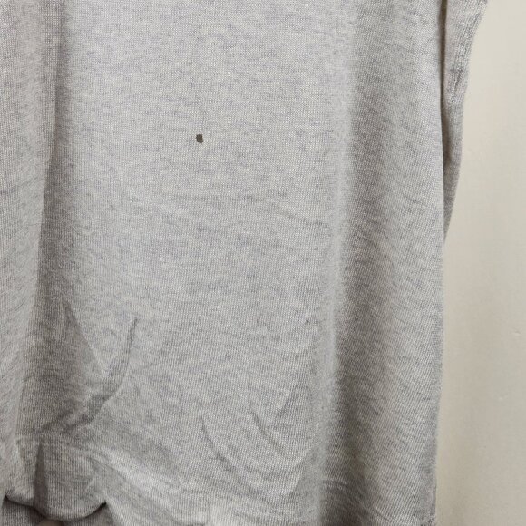 *Flawed* J. Crew Lightweight Merino Wool Scalloped Short Sleeve Sweater sz S - Picture 9 of 11